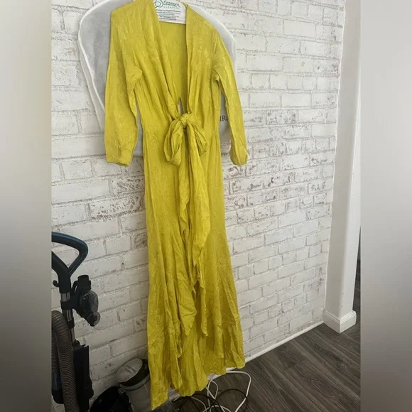 Sold! SILVIA Tcherassi Albarella V-neck Gown Size Small - Picture 2 of 13